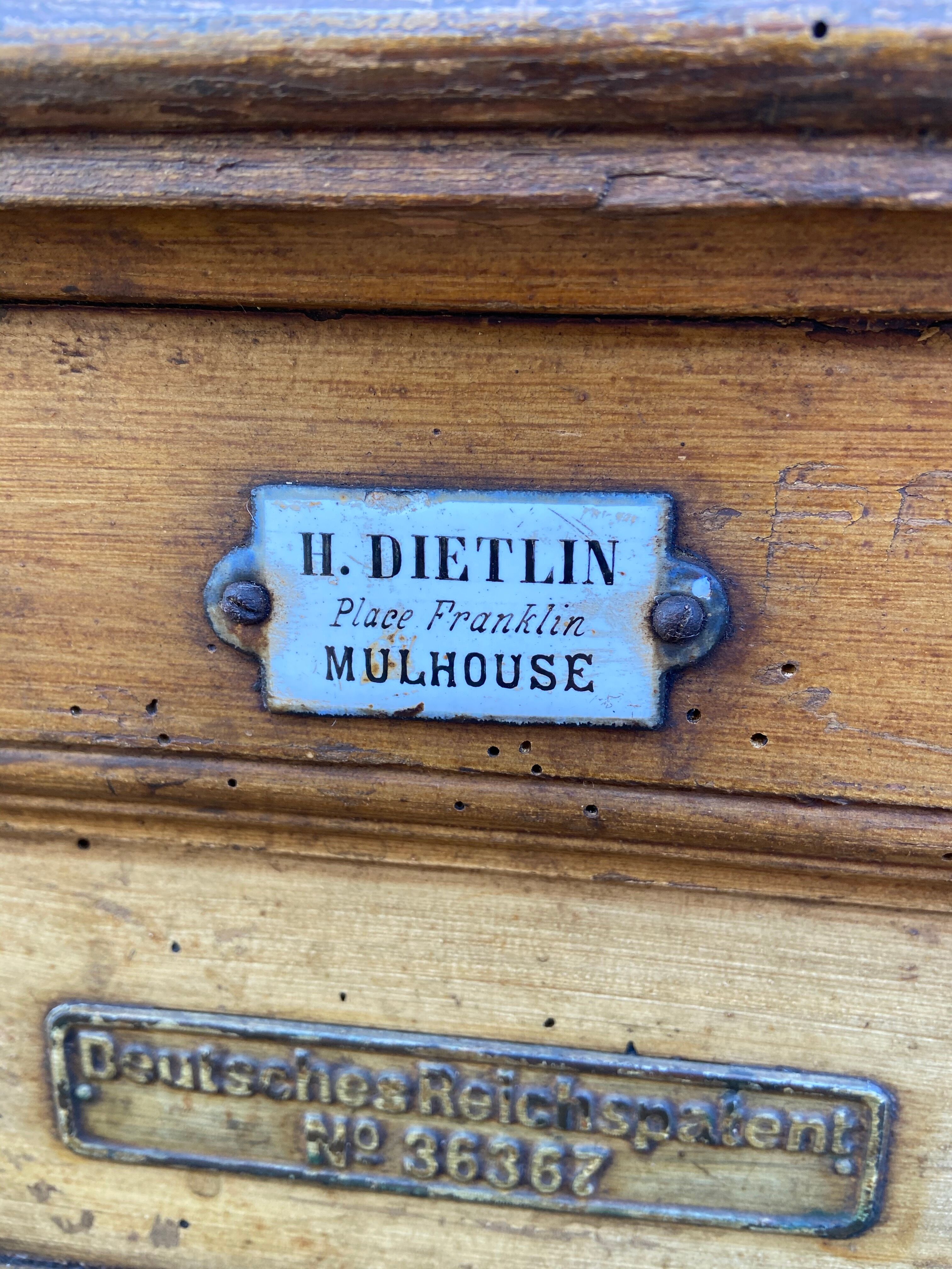 Wooden cooler fir period 1900