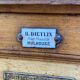 Glacière frigidaire en bois sapin epoque 1900