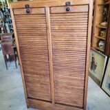 Double curtain binder in oak 1950