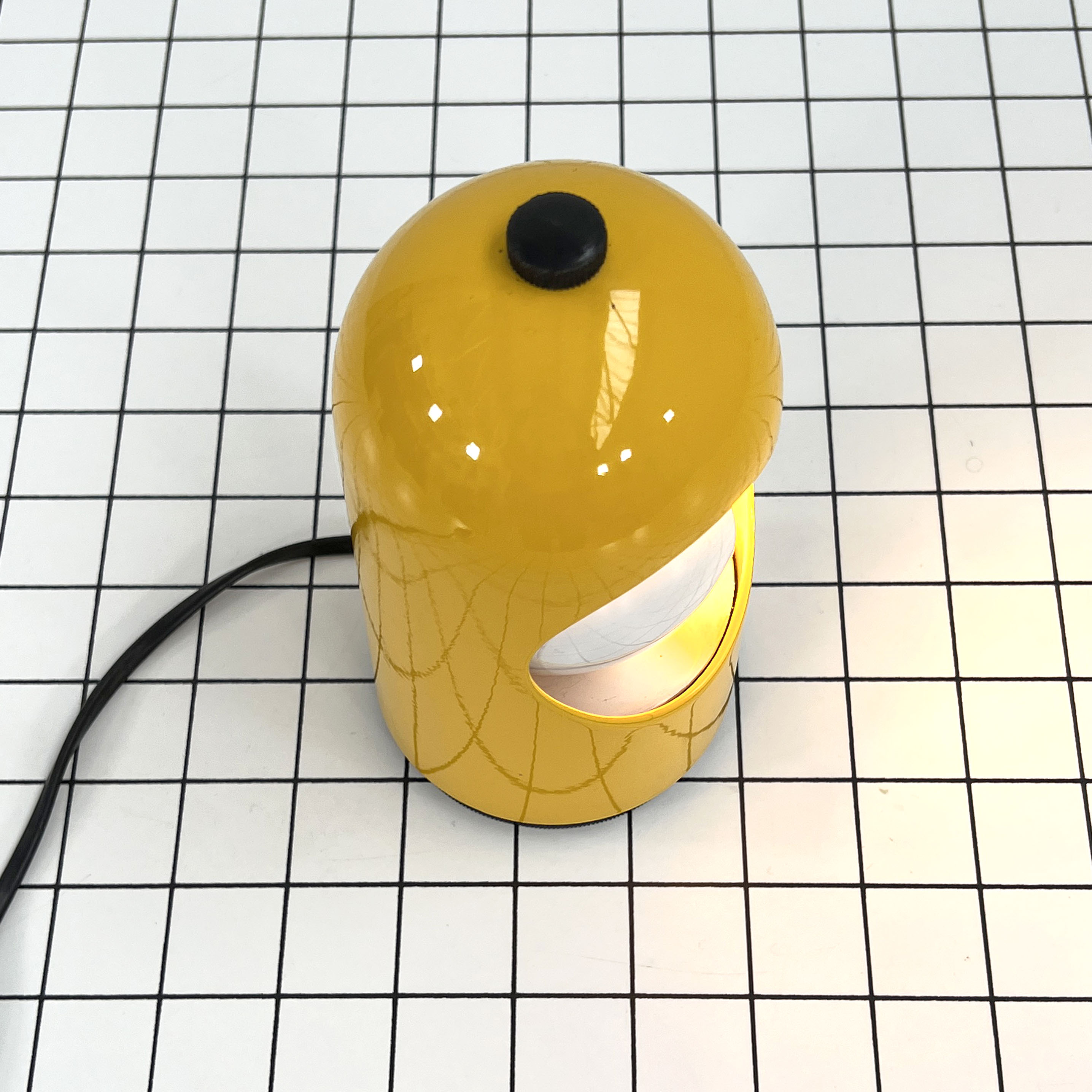 Yellow Selene lamp by ABM, 1960