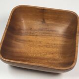 Scandinavian style teak wood pocket tray
