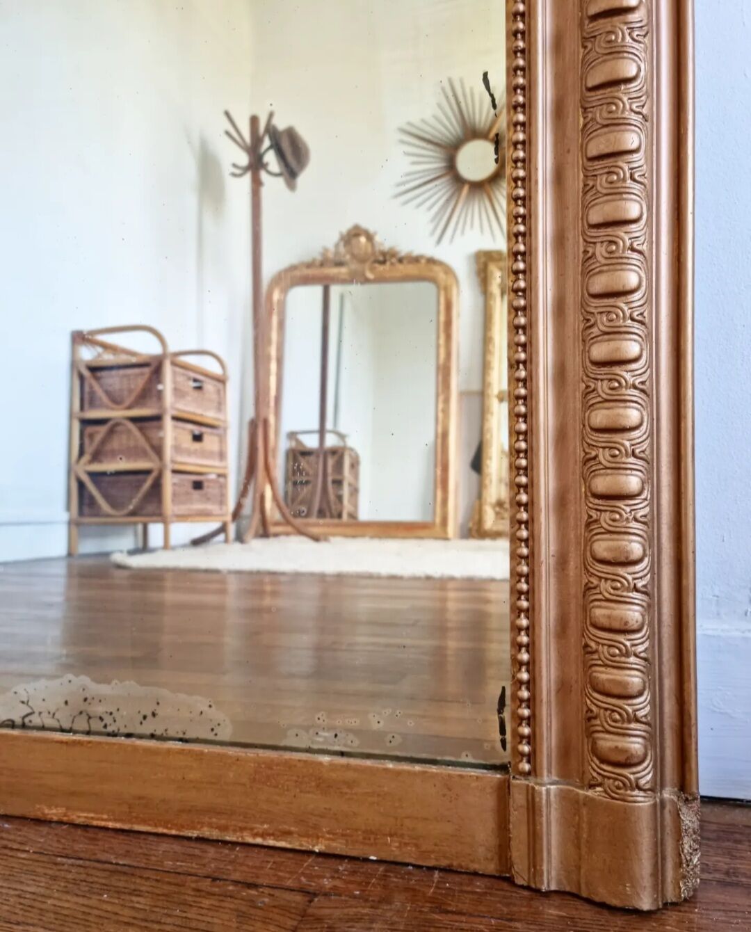 Old mirror Louis Philippe