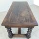 Louis XIII walnut table from the 19th century.