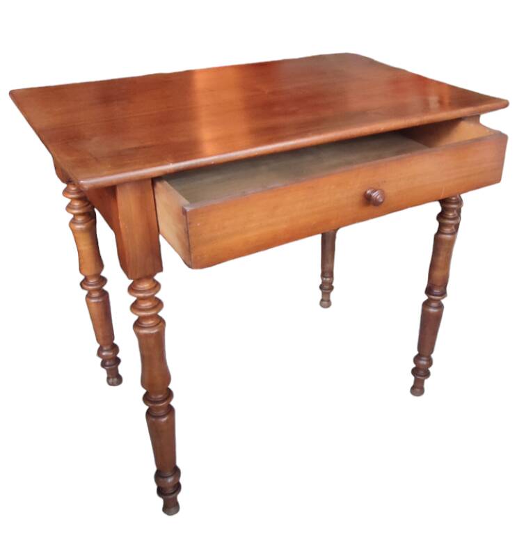 Antique side table from the Empire period / 19th century