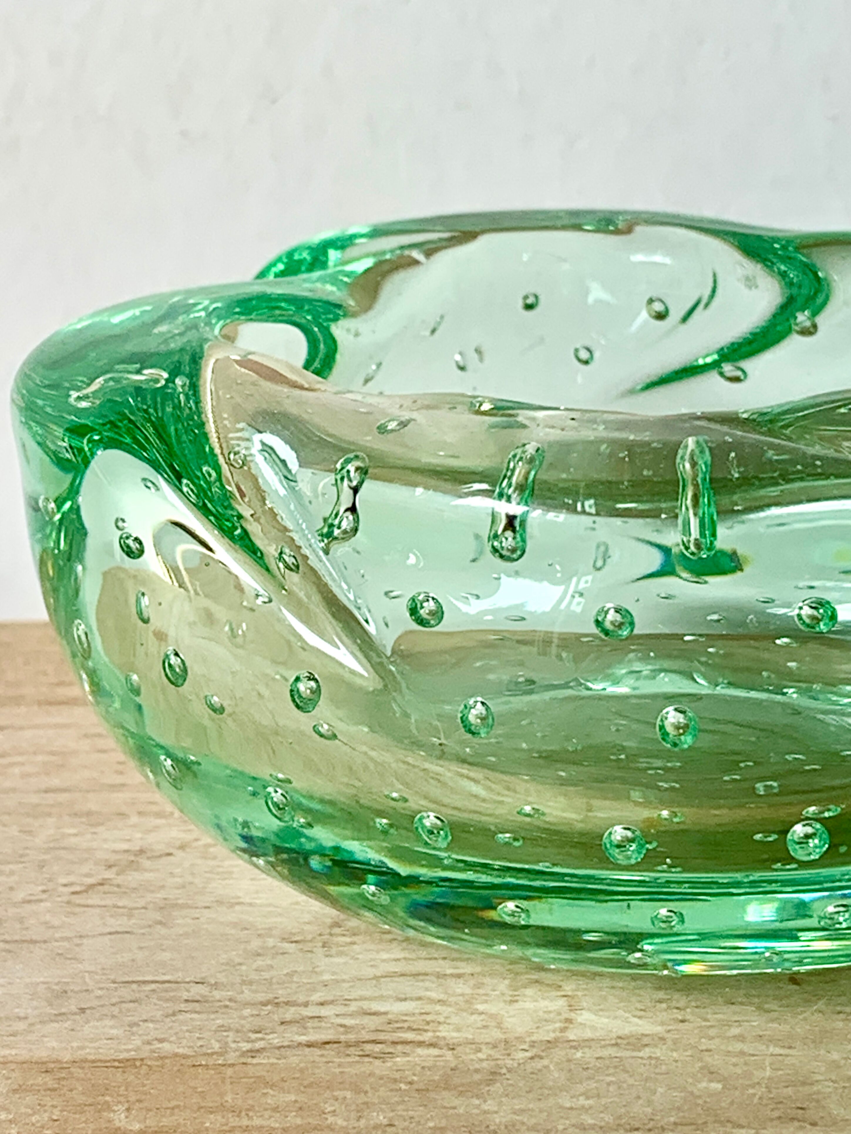 Mint bubble bowl Daum France
