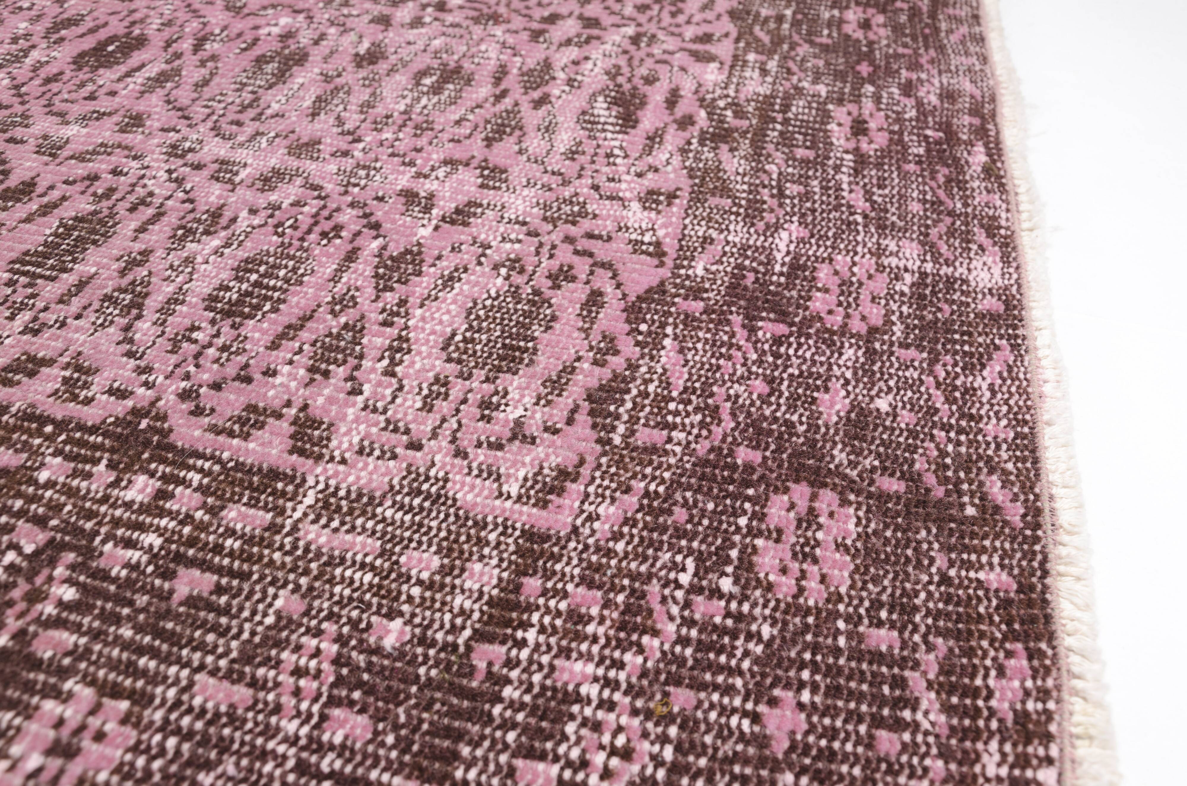 Decorative Pink Oushak Carpet sku 2527