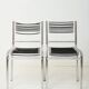 Pair of chrome chairs "Sandow" (1 of 3), René Herbst, 1980s