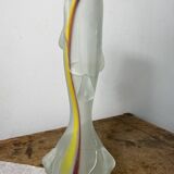 Vase in opaque glass paste