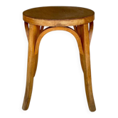 Tabouret Bois Courbé Vintage, Baumann, Circa 1950s /1960s