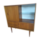 Scandinavian teak showcase storage cabinet 1960
