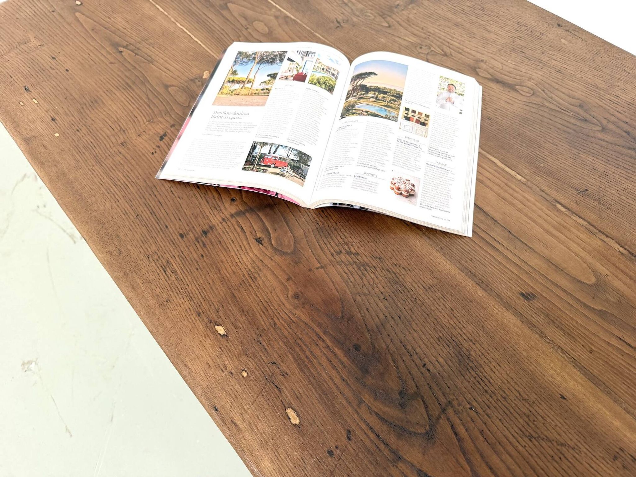 Table de ferme en chêne massif, années 30
