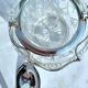 Cut crystal and silver biscuit bucket