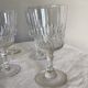 Lot de 6 verres à pied en cristal