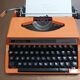 Typewriter Silver Reed 280 Orange Controlled Ribbon Ok