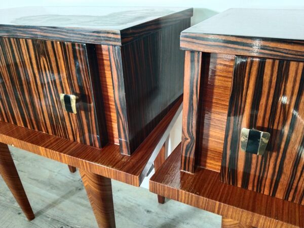 Paire de chevets années 50 60