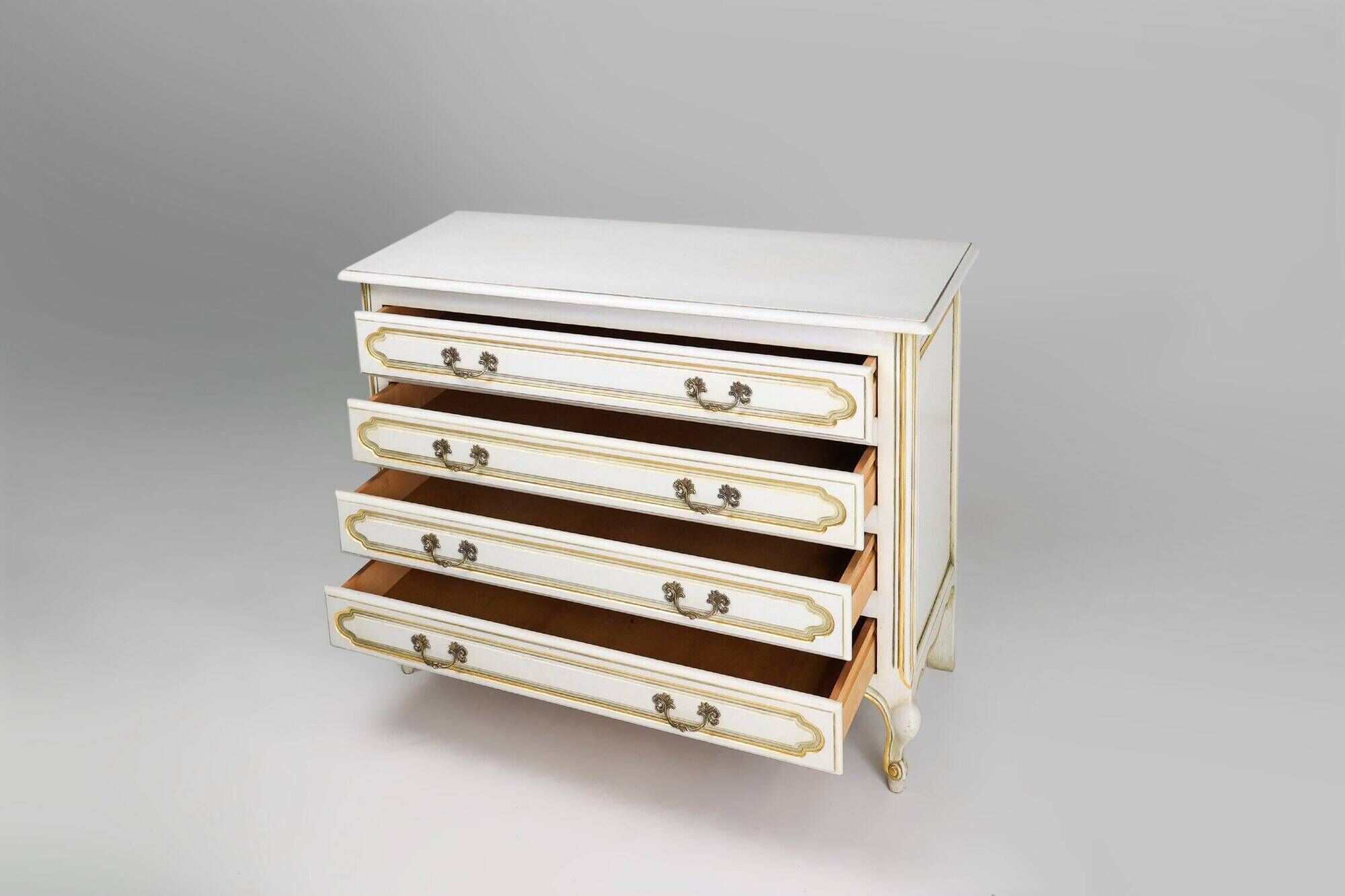 20th Century French Louis XV Chest of Drawers, 1950s
