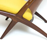 Iconic "Krysset" Chair Design Fredrik Kayser For Gustav Bahus 50s 60s Scandinavian Modern