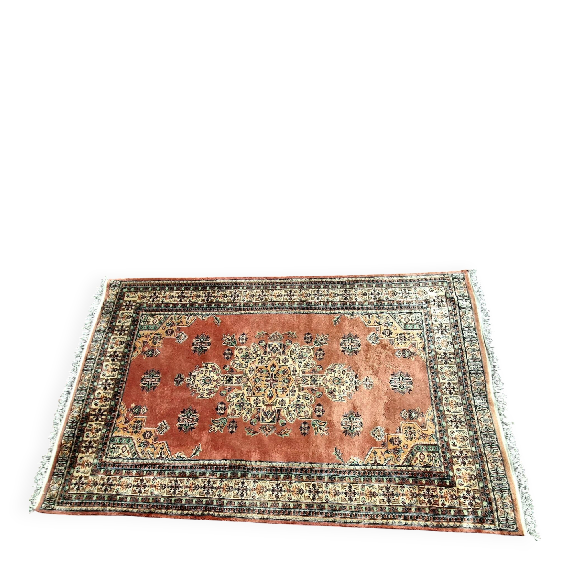 Tapis d'orient, grande taille 285 x 185 cm, signé