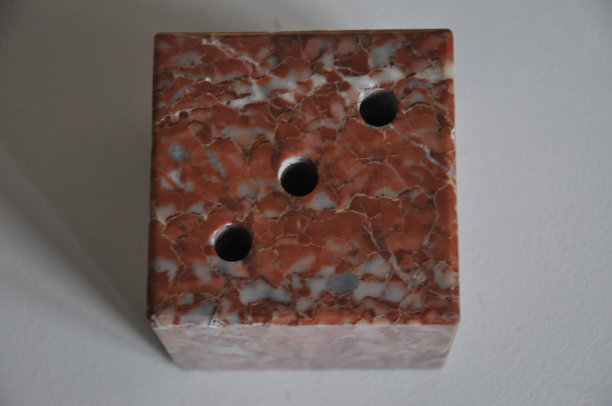 Paper press holder marble pencils