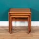 Retro Teak 1960s G Plan Quadrille Nest Of Coffee Tables