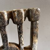 Brutalist stone candlestick