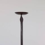 Vintage brutalist candlestick handcrafted with playful decor.