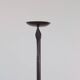 Vintage brutalist candlestick handcrafted with playful decor.