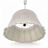 Large macrame pendant lamp 1970s / adjustable height