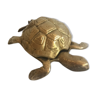 Brass turtle ashtray 50