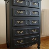 Vintage black chiffonier