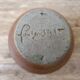 Sandstone ball vase signed Fontgombault