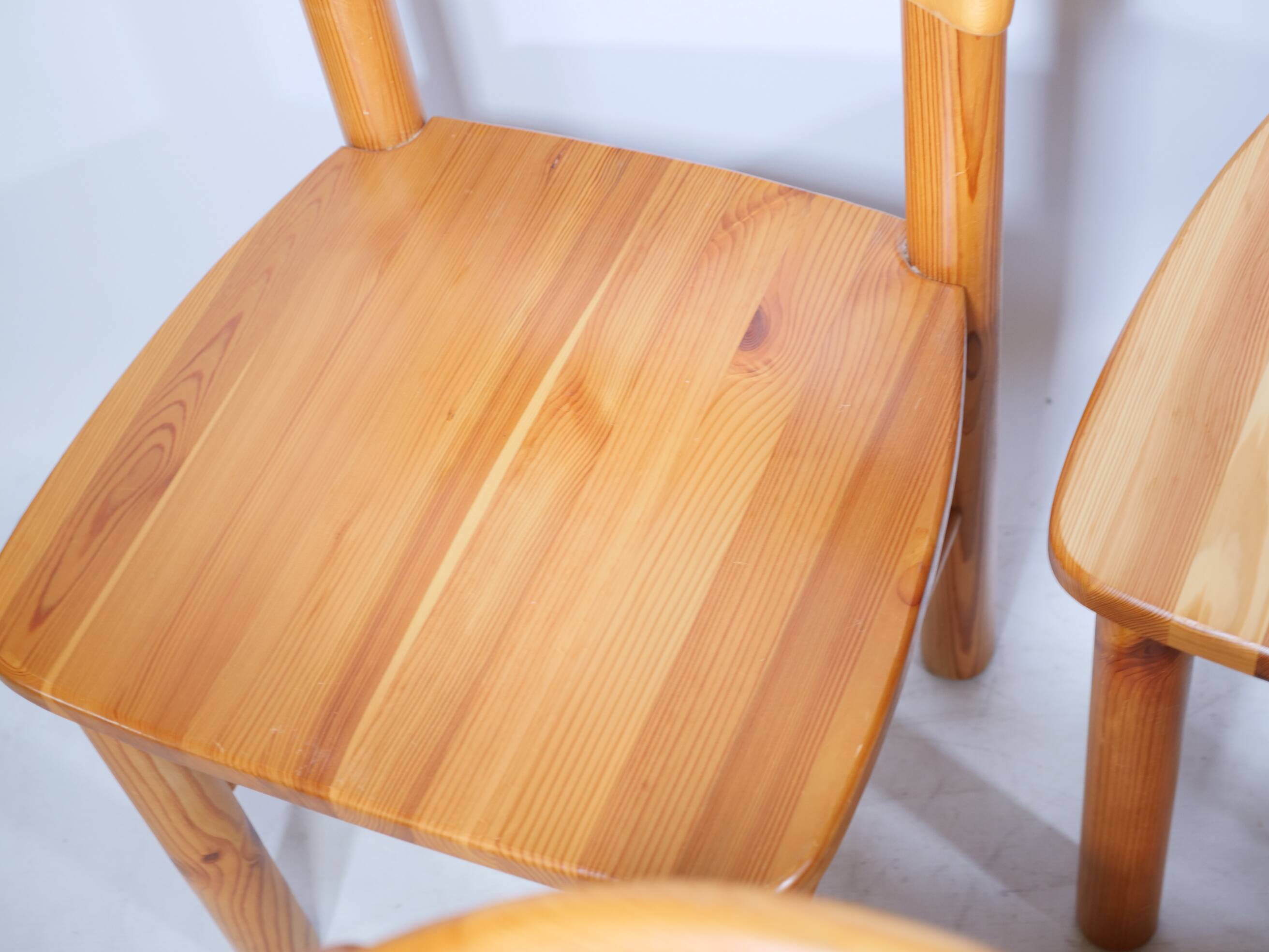 Rainer Daumiller Dining Chairs Pine Wood 1970s