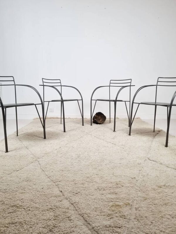 Ensemble de 4 fauteuils par Pascal Mourgue pour Fermob