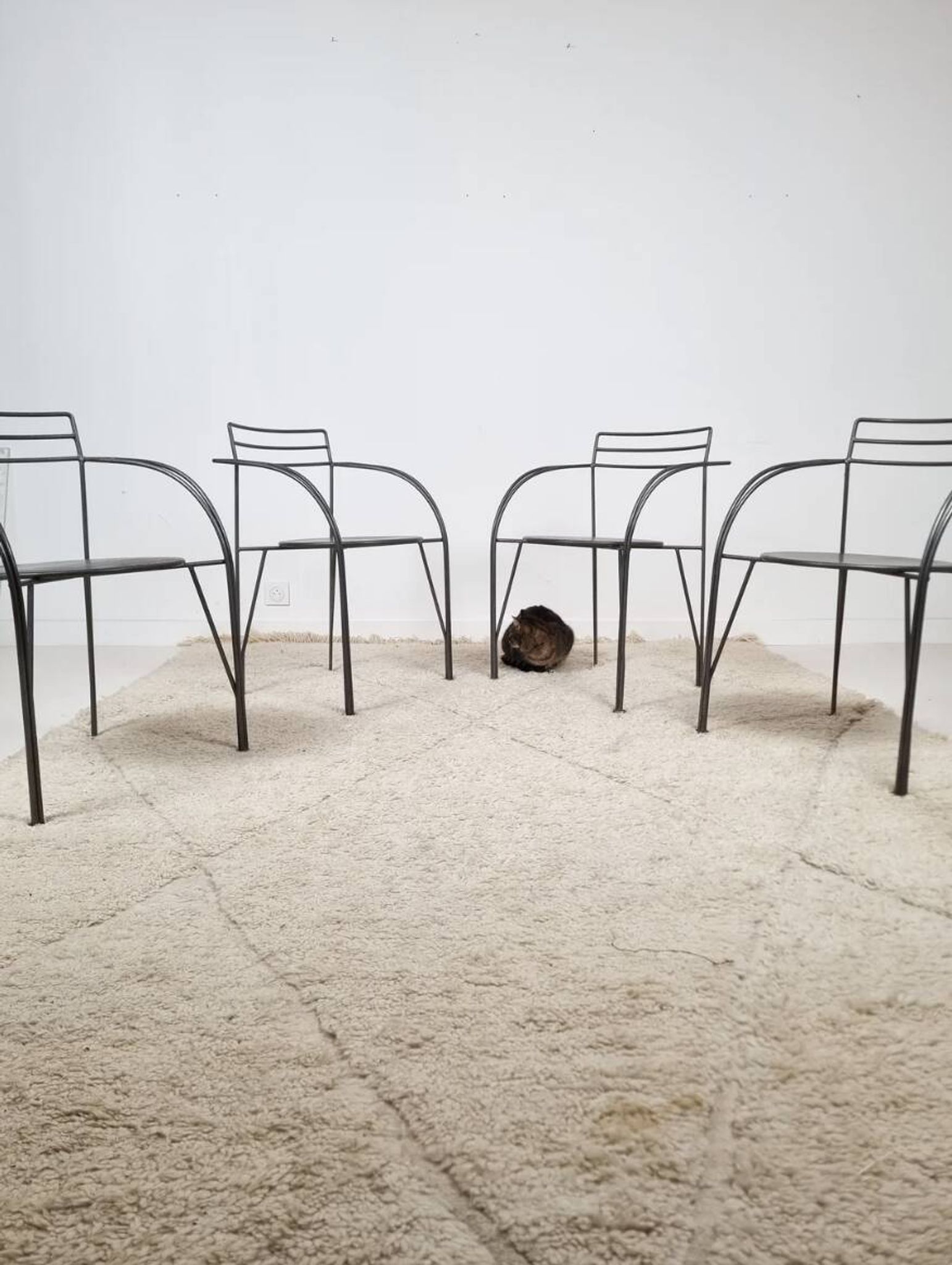 Ensemble de 4 fauteuils par Pascal Mourgue pour Fermob