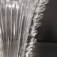 Vase en verre de Murano transparent attribué à Barovier et Toso, Italie