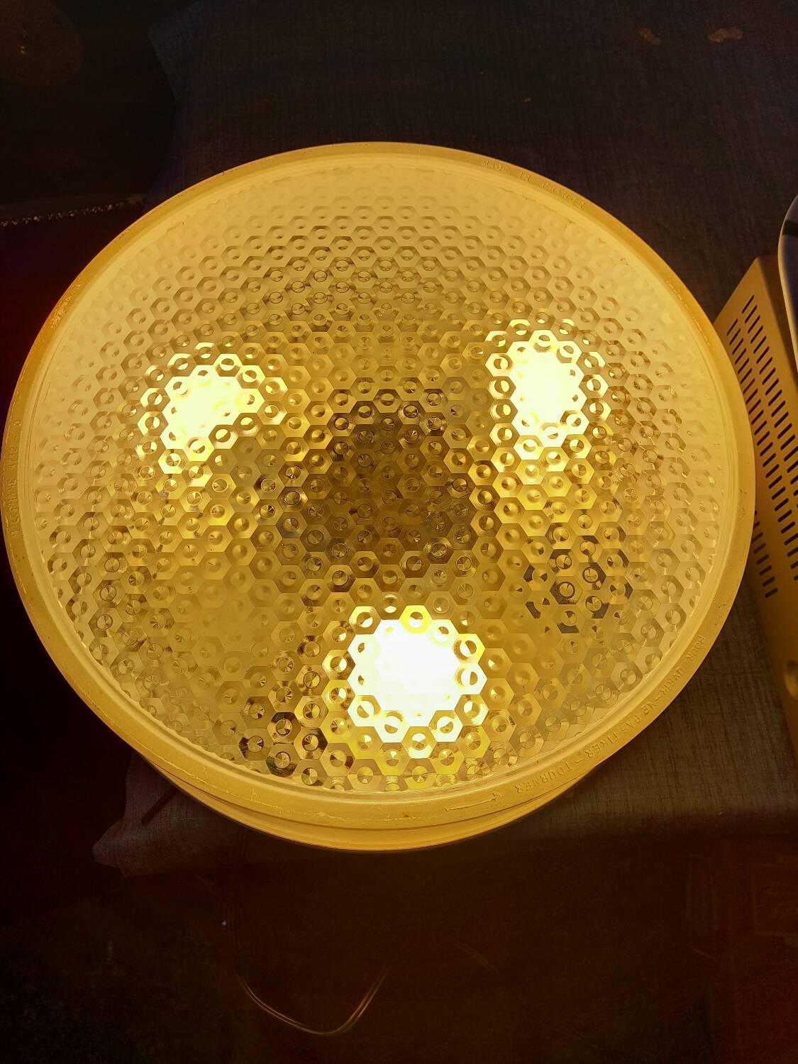 Holophane Prismopal glass wall light