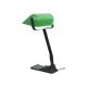 Art Deco Desk Lamp Notary Lamp Erpe Model 52 Enamel Shade Green