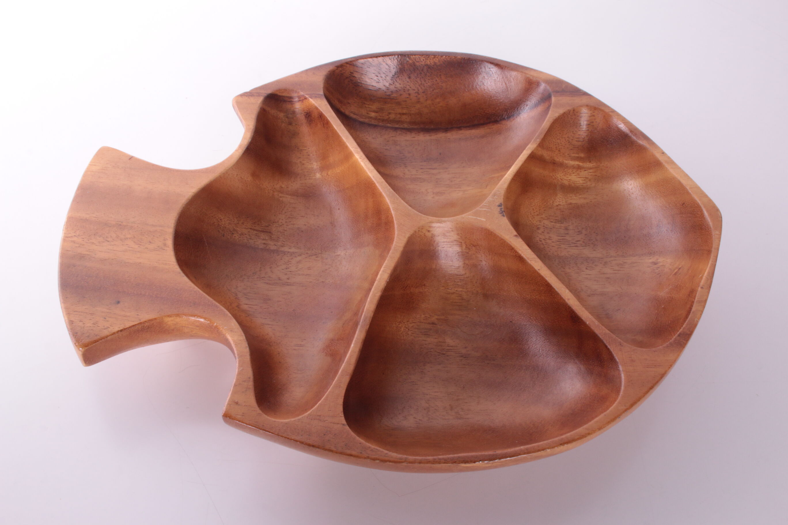 Vintage teak drink bowl 1960s german