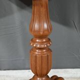 Oval Pedestal Table with Mahogany System, Louis Philippe period – 1st part 19th century