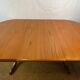 Table à manger extensible en teck oval Sutcliffe de Todmorden des années 1960