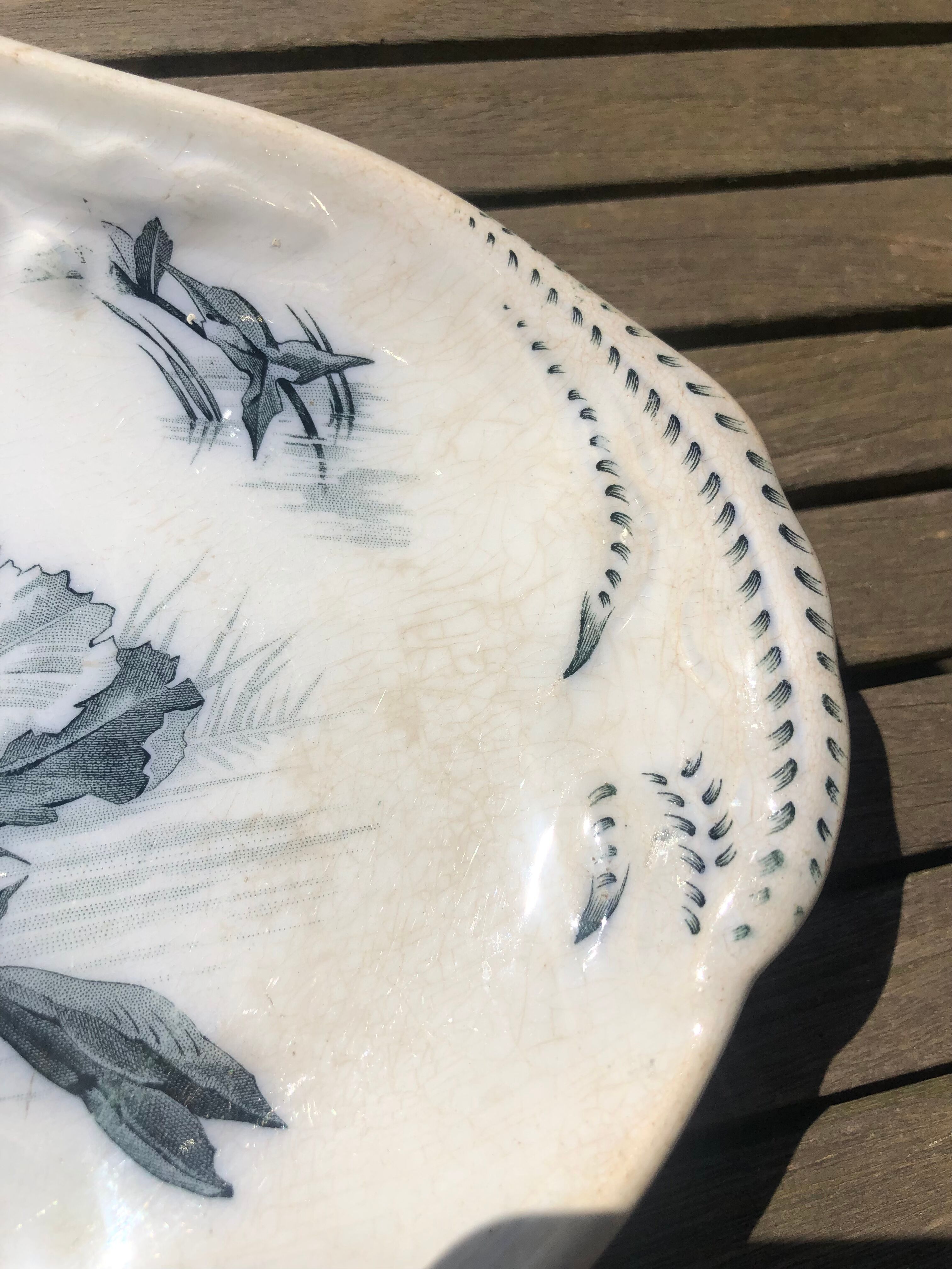 Ancien plat de soupière Villeroy & Boch