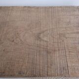 Industrial wood console