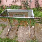 Small chrome console, 1970s design