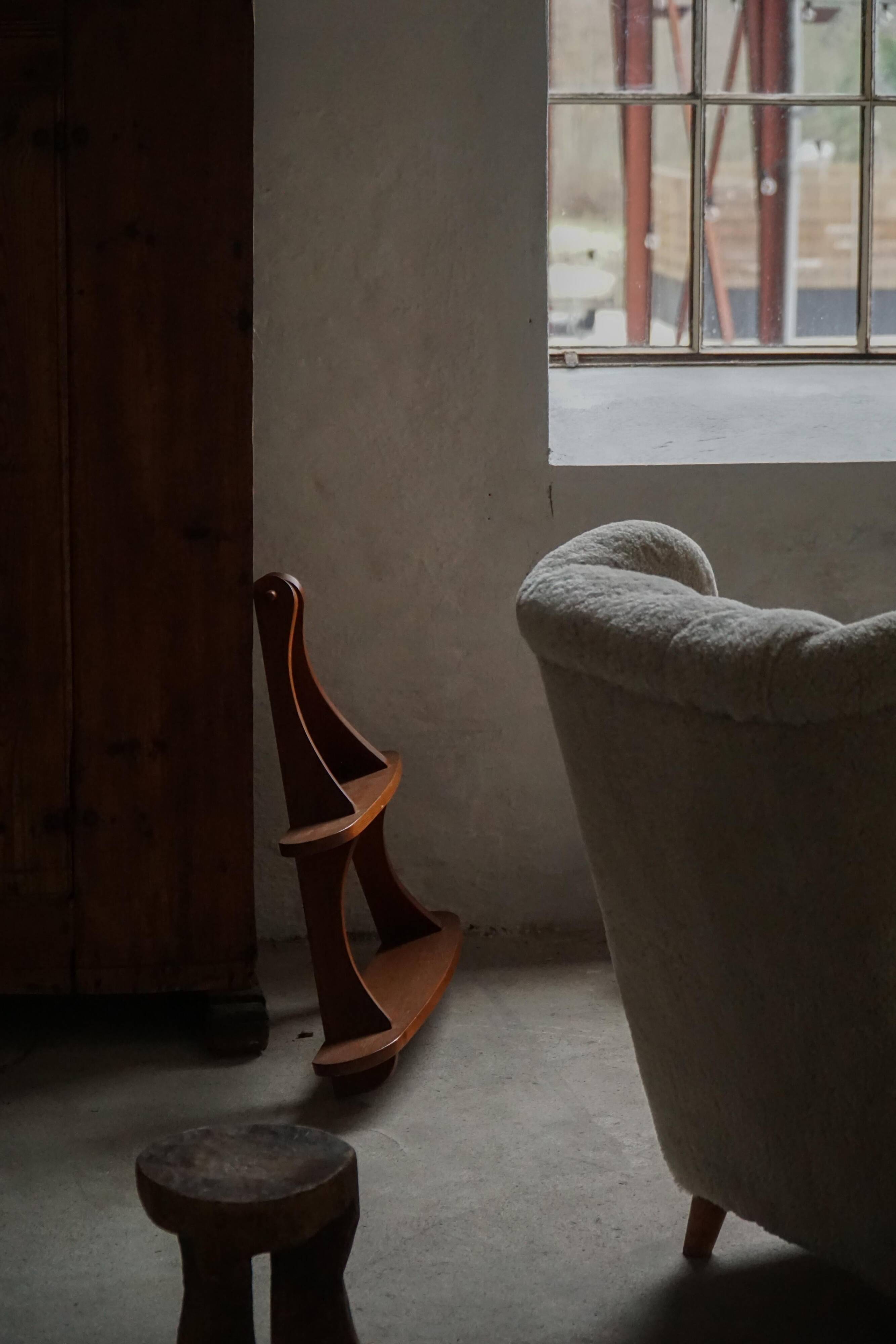 Mid-century modern Danish wall shelf "Amager" in teak, 1960s.