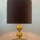 Lampe vintage en laiton années 70