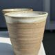 Set of 3 cups / mug in Indonesian ceramic (black, matte brown & speckled glazed)