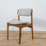 Mid Century Teak Model 42 Dining Chairs by Kai Kristiansen for Schou Andersen, 1960s, Set of 4