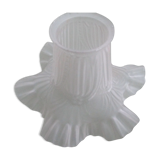 Abat- jour tulipe pâte de verre translucide