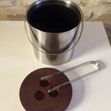 Arne Jacobsen bucket with vintage bottles