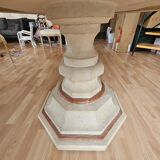 Octagonal stone table